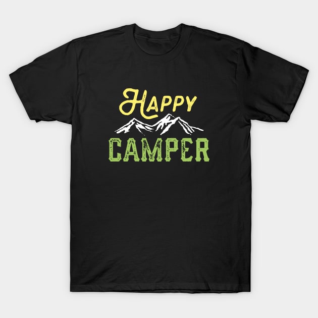 Happy Camper T-Shirt by VectorPlanet